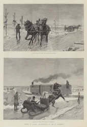 Winter in Canada, Ice-Travelling on the St Lawrence